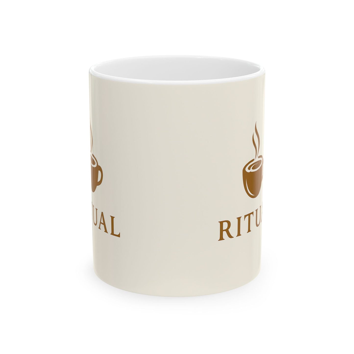 Ritual Ceramic Mug, (11oz, 15oz) - Golden Coffee Ritual