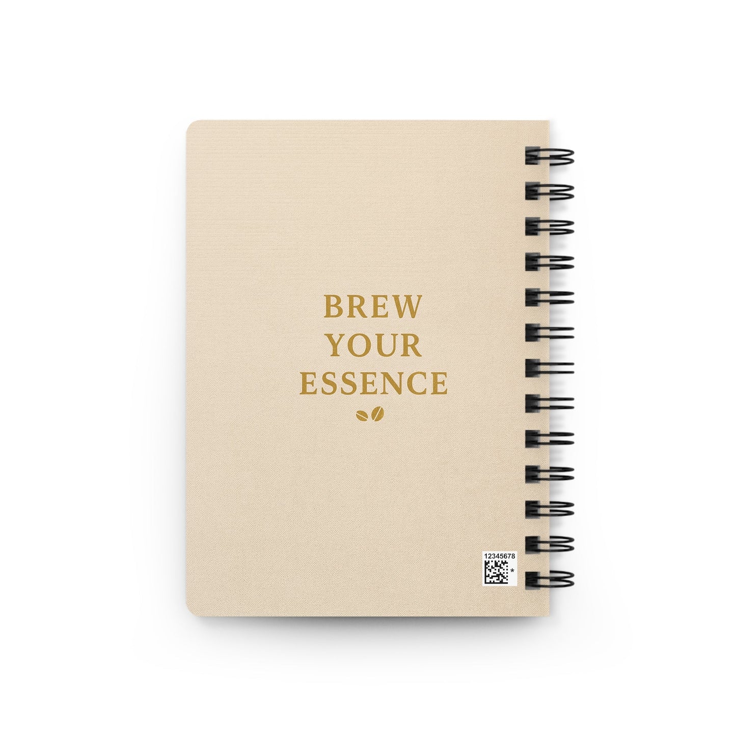 Spiral Bound Journal - Golden Coffee Ritual