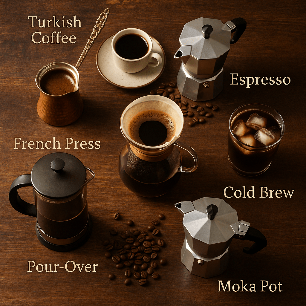 Brewing Methods: History, Flavor, and Ritual - Golden Coffee Ritual