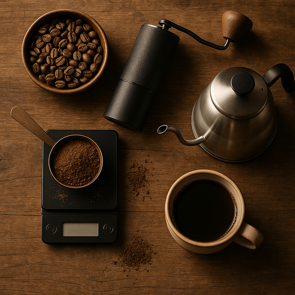 The Four Pillars of Coffee: Grind Size, Ratio, Freshness, and Water Quality - Golden Coffee Ritual