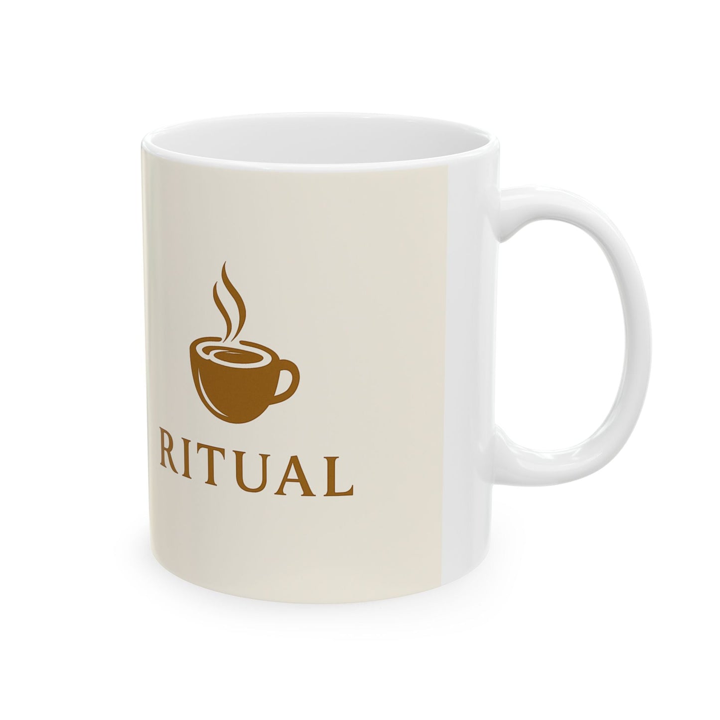 Ritual Ceramic Mug, (11oz, 15oz) - Golden Coffee Ritual