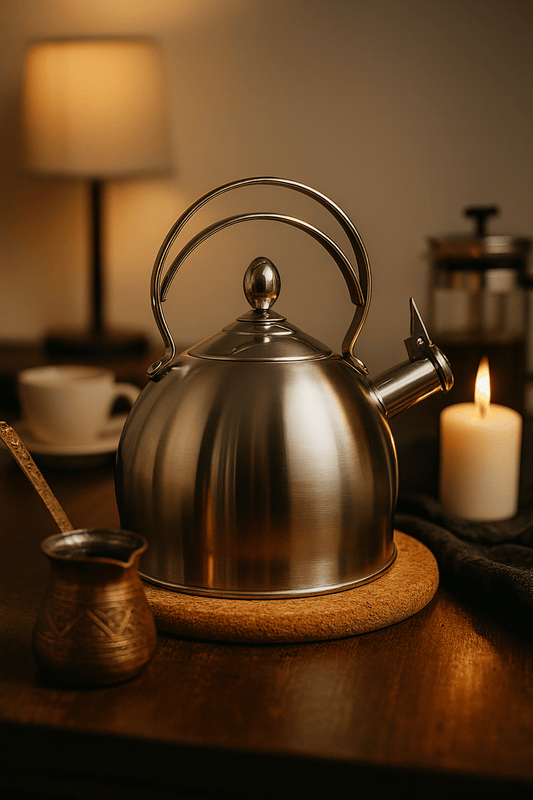 The Ritual Whistling Kettle - Golden Coffee Ritual